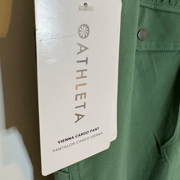 Athleta  Vienna Cargo Pant Green NWT 22 - Picture 6 of 7